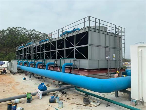 玻璃鋼冷卻塔的工作原理,玻璃鋼冷卻塔結構圖